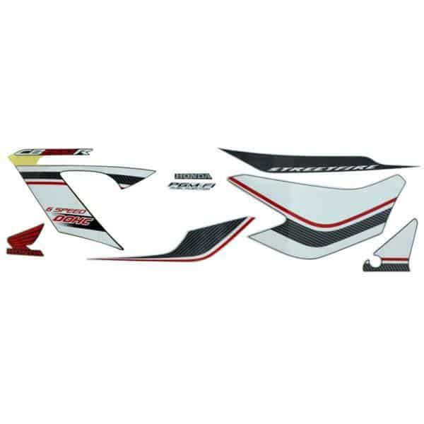 Sticker Body Kiri Hitam Putih – New CB150R StreetFire