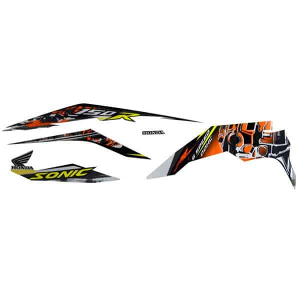 Sticker Body Kiri Putih – Sonic 150R