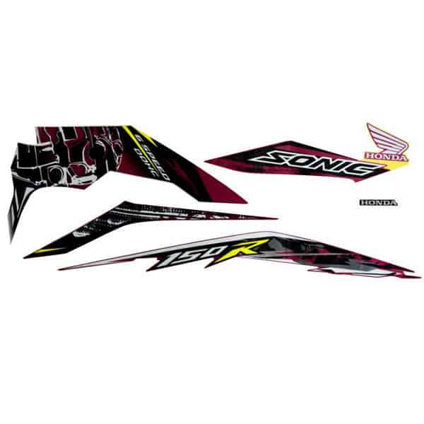 Sticker Body Kanan Pink  – Sonic 150R