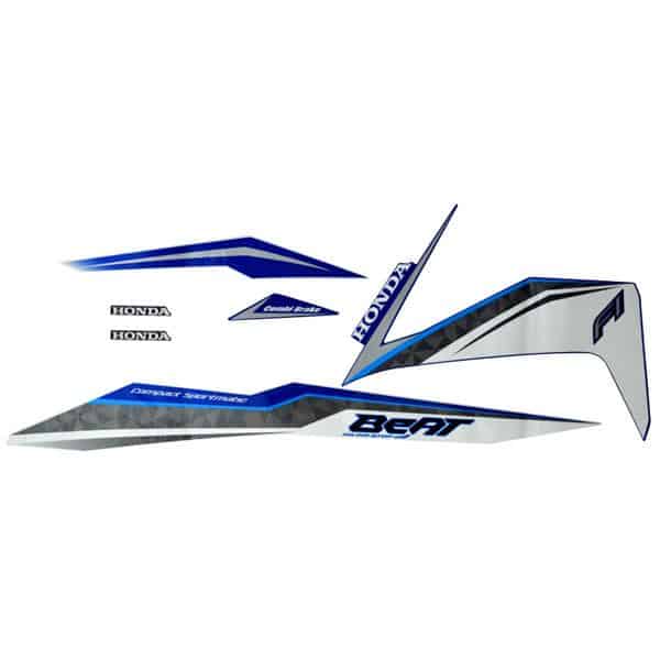 Sticker Body Kiri Biru Putih (Electro Blue) – New BeAT eSP