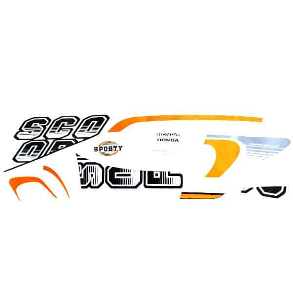 Sticker Body Kiri Putih Hitam – Scoopy eSP K93