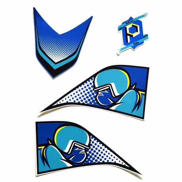 Sticker B Pop Art Blue – BeAT POP eSP