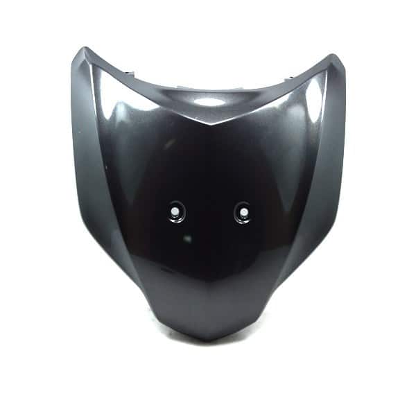 Cover Front Top Hitam Metallic – Supra X 125 Helm In