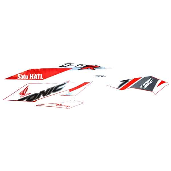 Sticker Body Kiri Merah (Stripe Set Winning Red L) – Sonic 150R
