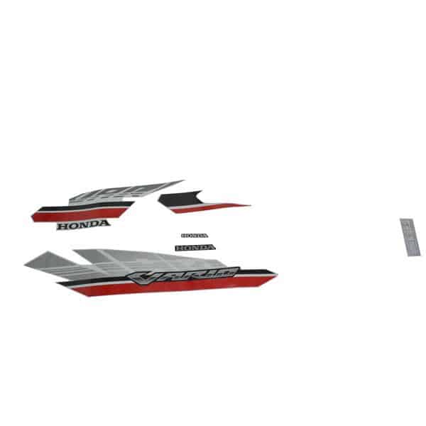 Sticker Body Kanan (Stripe Set R) White Red – Vario 125 eSP (K60)