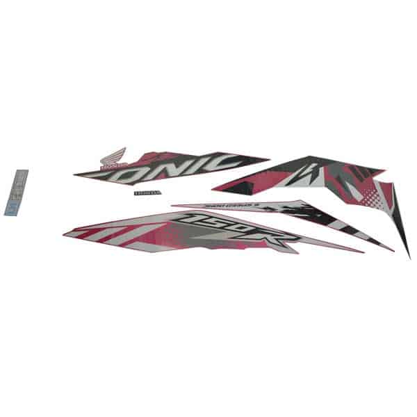 Sticker Body Kiri (Stripe Set L) Magenta White – Sonic 150R K56