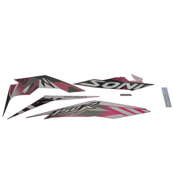 Sticker Body Kanan (Stripe Set R) Magenta White – Sonic 150R K56