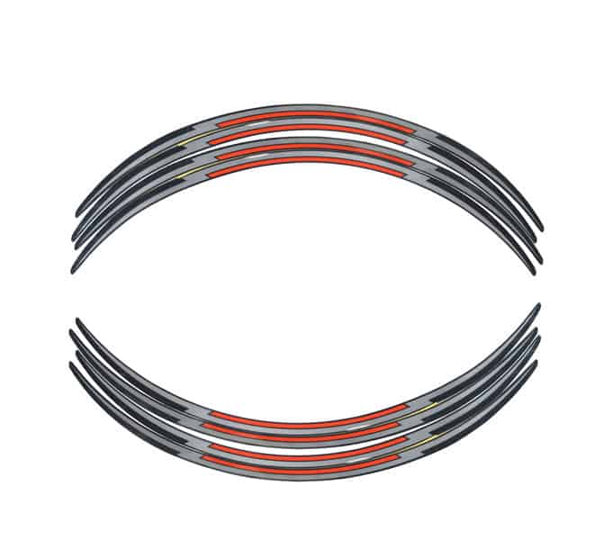 Sticker Velg (Wheel List Sticker Orange) – CBR 150R K45G K45N