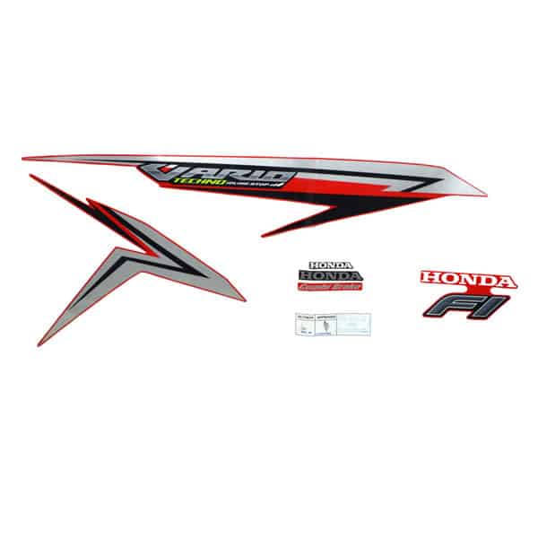 Sticker Body Kanan (Stripe Set R Red) – New Vario 125 eSP K60