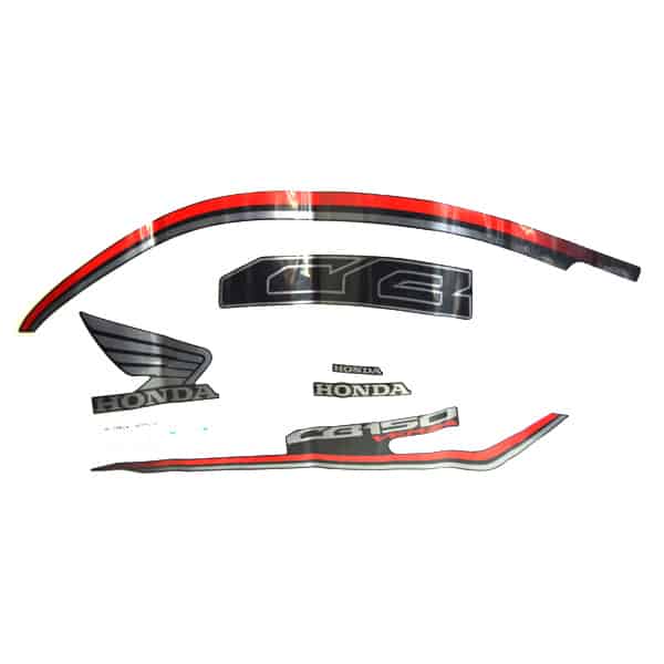 Stiker Body Set SW Kanan Hitam Honda CB 150 Verza