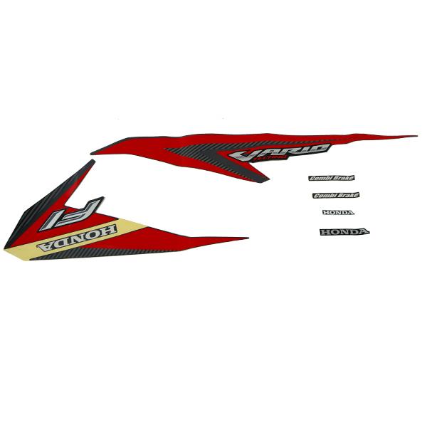 Sticker Body Set Kiri Hitam Honda Vario 125 eSP K60
