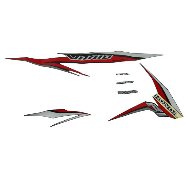 Sticker Body Set Kanan Hitam Honda Vario 110 eSP