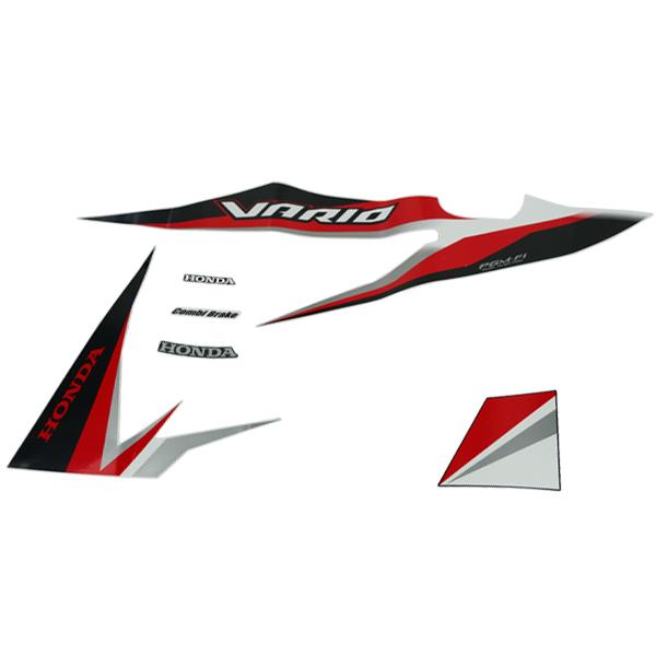 Sticker Body Set Kiri Putih Honda Vario 110 eSP