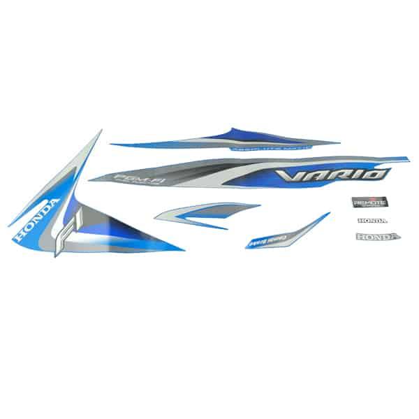 Sticker Body Kiri Biru Honda Vario 110 FI