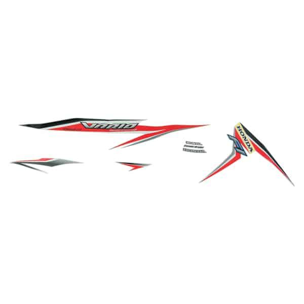 Sticker Body Set Kiri Putih Honda Vario 110 eSP