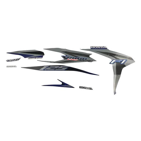 Sticker Body Kiri Biru Honda Vario Techno 125 FI