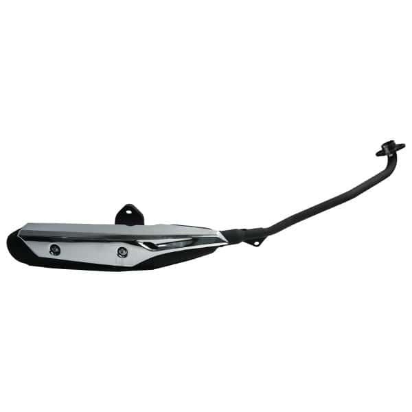 Knalpot Muffler Set Silver Honda Supra X 125 FI