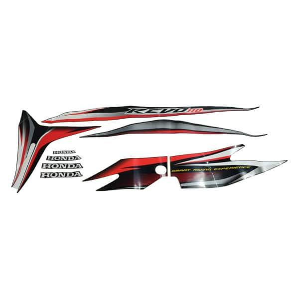 Stiker Body Set Kiri Hitam Honda Revo 110