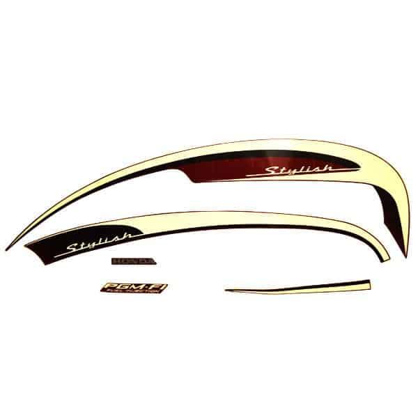 Sticker Body Kanan Red Cream – Scoopy FI