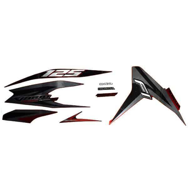 Sticker Body Kanan Merah – Vario 125 Techno Non ISS