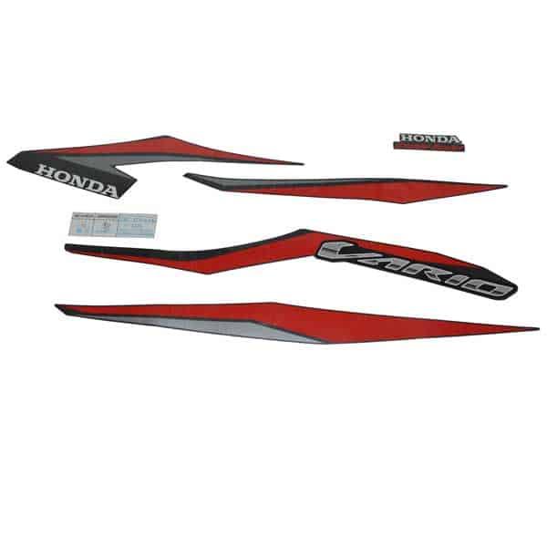 Sticker Body Kanan (Stripe Set R) Black – New Vario 125 eSP (K60R)