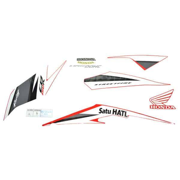 Sticker Body Kiri (Stripe Set L) Winning Red – CB150 StreetFire K15M