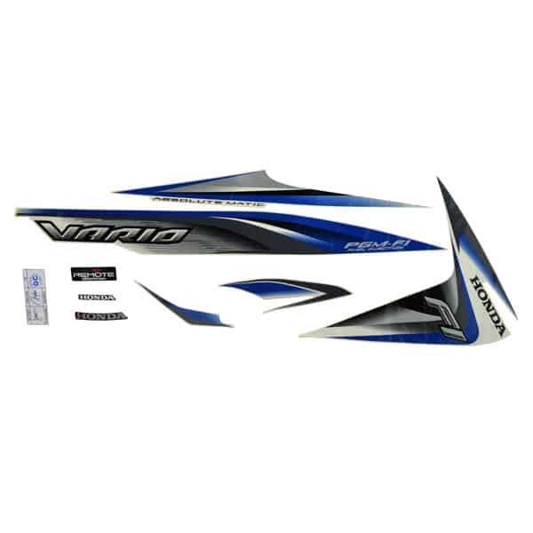Sticker Body Kanan (Stripe Blue Silver Right) – Vario 110 FI