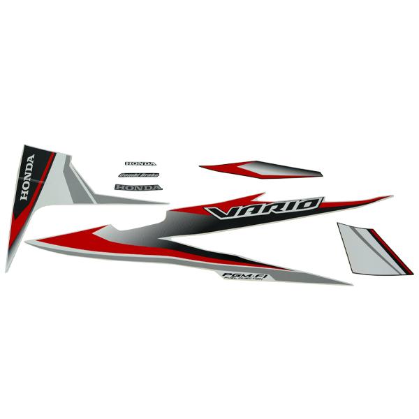 Sticker Body Set Kanan Putih STD Honda Vario 110 eSP