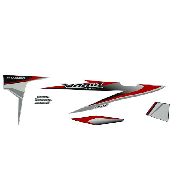 Sticker Body Set Kiri Putih SPS Honda Vario 110 eSP