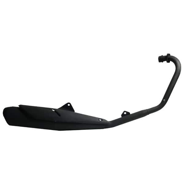 Knalpot, Muffler Set Hitam Honda Verza 150