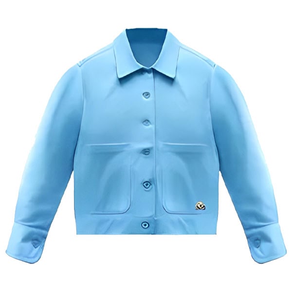 Baju Outer Women Pastel Blue (L)