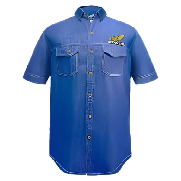 Kemeja Classic Denim Shirt Biru (XL)