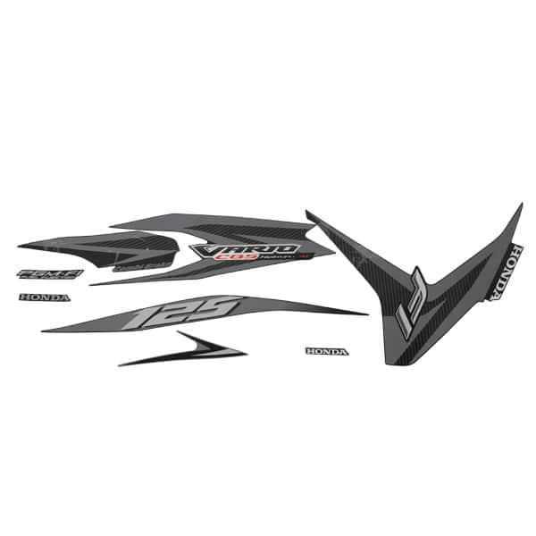 Sticker Body Set Kiri Violet Honda Vario Techno 125 Helm-In FI CBS