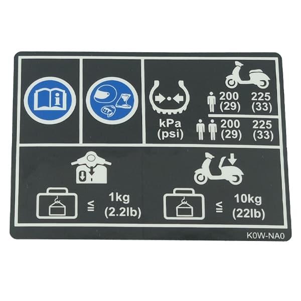 Label Tire Drive Cargo Honda ADV 160