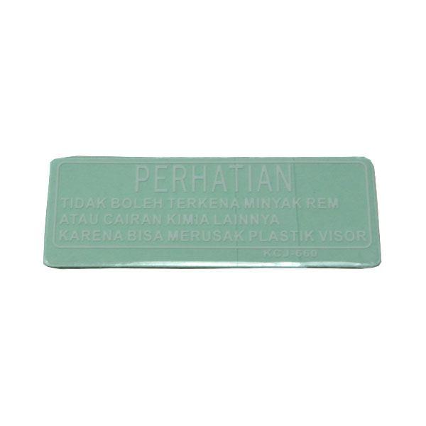 Label, Visor Caution – BeAT POP eSP, Sonic 150R, Supra GTR 150, Vario 150 eSP, Vario 125 eSP &amp; New CBR 150R K45G