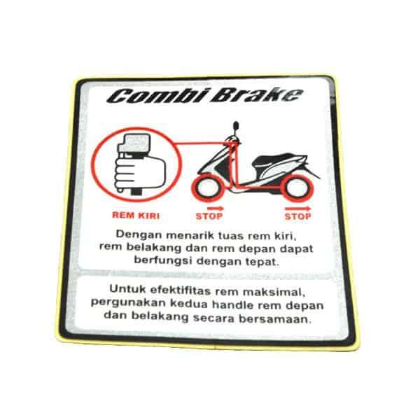Sticker Combi Brake – Scoopy eSP K93, New Vario 150 eSP K59J &amp; New Vario 125 eSP K60R
