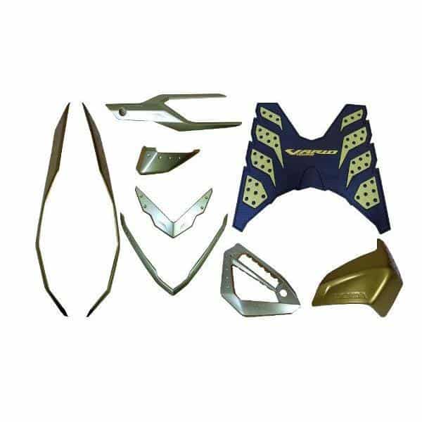 Paket Aksesoris Resmi Honda Vario 125 &amp; 150 eSP – Gold – 7 Item