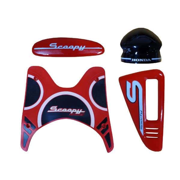 Paket Aksesoris Resmi Honda Scoopy eSP – Red