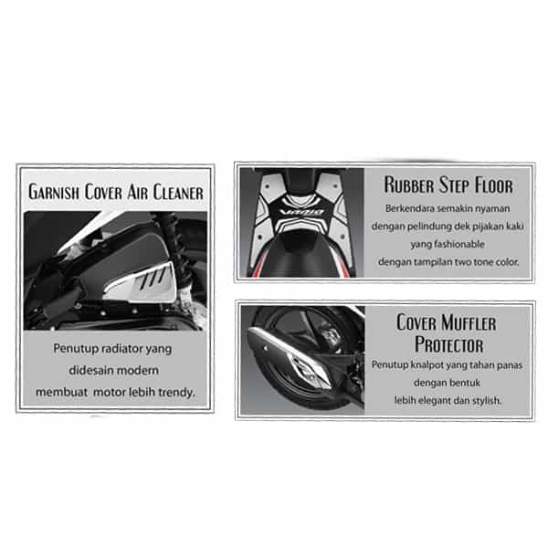 Paket Aksesoris Resmi Honda Vario 110 FI – Silver