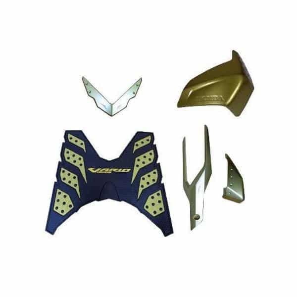 Paket Aksesoris Resmi Honda Vario 125 &amp; 150 eSP – Gold – 4 Item