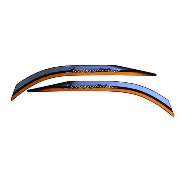 Sticker Spakbor Depan All New Scoopy Stylish Black