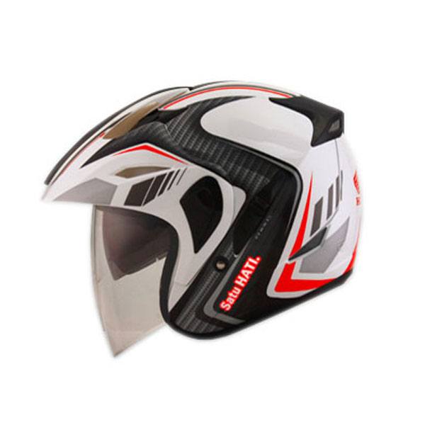 Helm Pro M2 DV White (M)