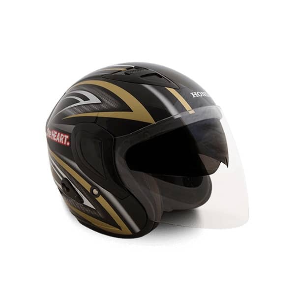 Helm Pro D1 DV Hitam (M)