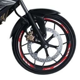 [871X0SPTRED] Stiker Velg Merah (Wheel Rim Sticker) Honda Sport Velg Ring 17