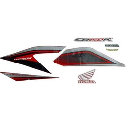 [871X0K15920ZBL] Sticker Body Kiri Merah Silver – New CB150R StreetFire K15G