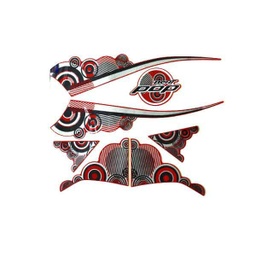 [871X0K61RED] Sticker Beat POP Red