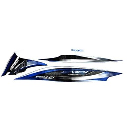 [871X0KZLC30ZCL] Sticker Body Kiri Blue Black – Spacy FI