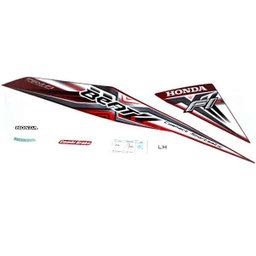 [871X0K25600ZBL] Sticker Body Kiri (Stripe Set Left Red) Merah – BeAT Sporty eSP New (K25)
