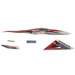 [871X0K25610ZCR] Sticker Kanan (Stripe Set Right) Merah Putih – BeAT Sporty eSP (K25)