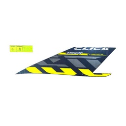 [86831K59H00ZA] Sticker Body Hitam Kuning (Stripe R Body Cover) – New Vario 150 eSP K59 K59J